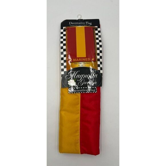 Magnolia Garden Marines Thin Line Decorative House Flag 29" x 42" - Picture 3 of 7